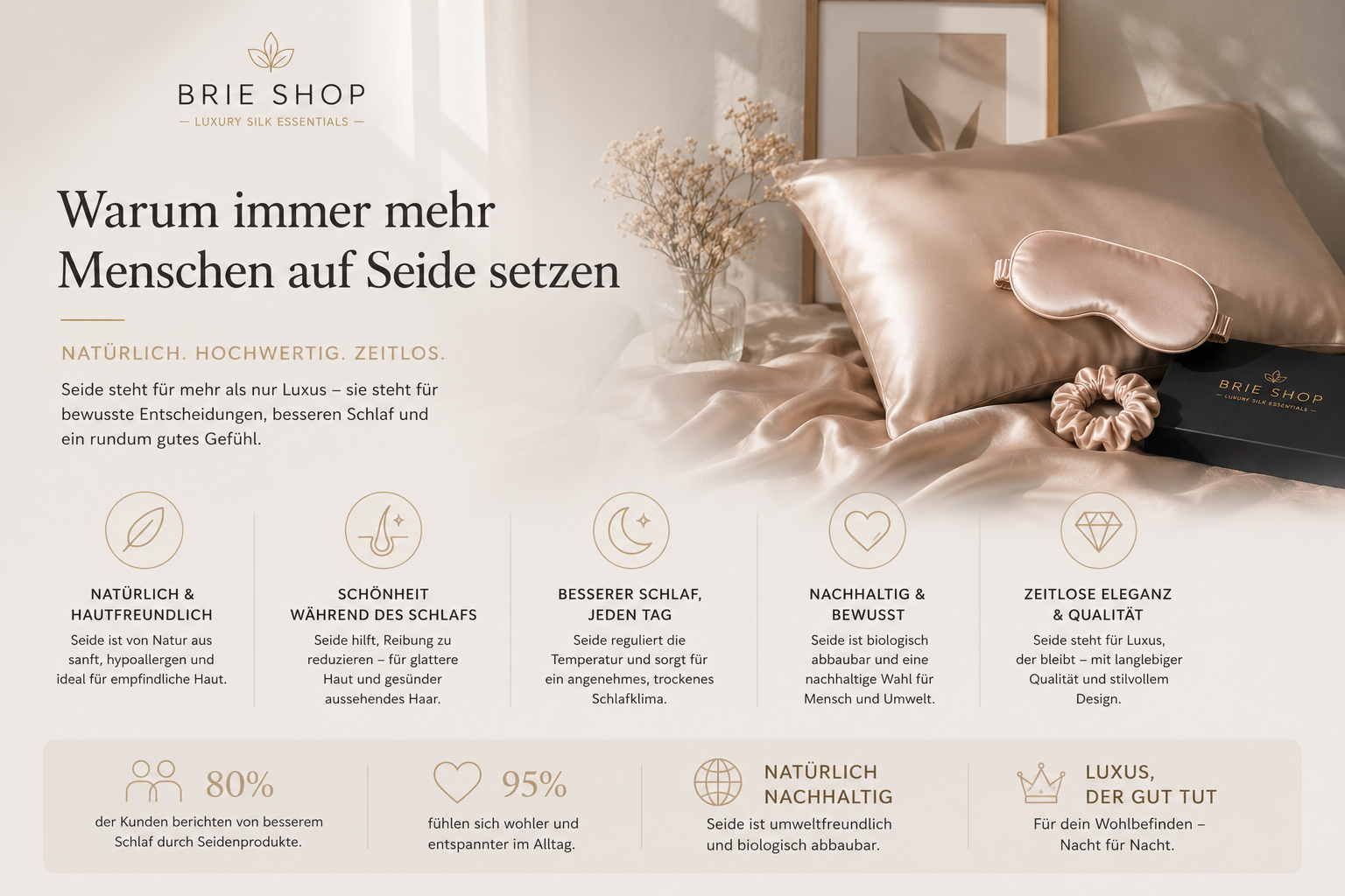 Warum immer mehr Menschen auf Seide setzen