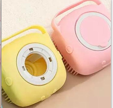 Pink and yellow / square