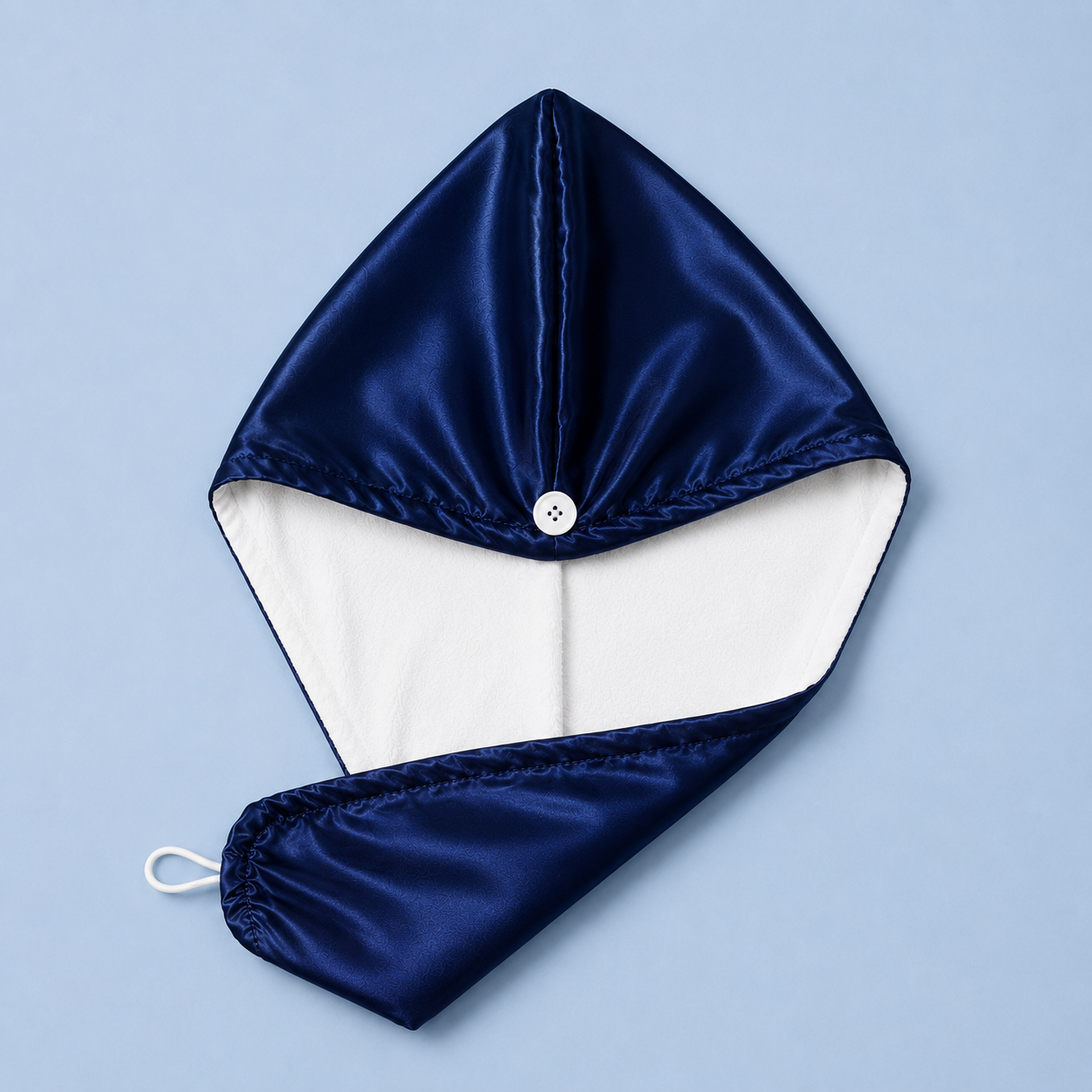 Luxus Haar-Turban aus Maulbeerseide & Bambus – Wendbares 2-in-1 Design