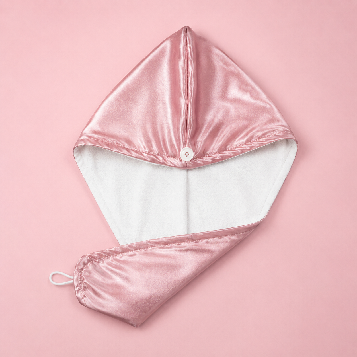 Luxus Haar-Turban aus Maulbeerseide & Bambus – Wendbares 2-in-1 Design
