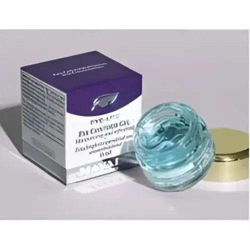 Augen Kontur Gel in dekorativer Glasdose, pflegende Augenpflege