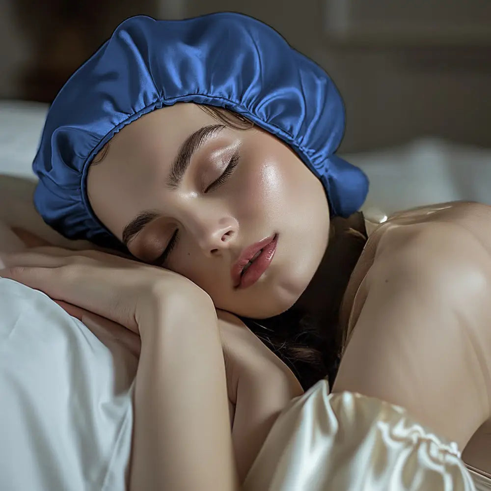 Housse en soie de mûrier pure avec bande élastique