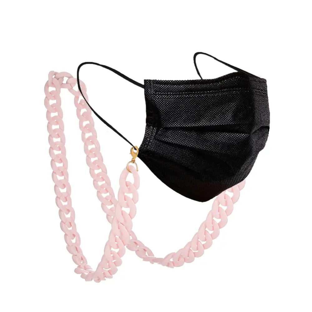 Brillenkette Halskette halter für Brillen hellrosa