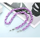 Helle lilafarbene Kunststoffbrillenkette als Halskette Halter für Brille