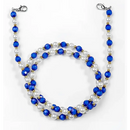 Beaded Brillenkette mit Lobster Clasp in blauer Farbe für Brillen