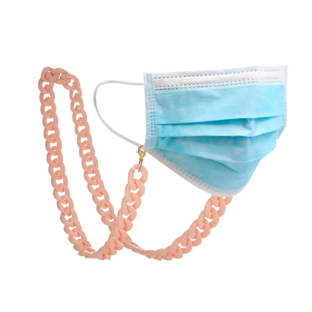 Porte-lunettes chaîne pour lunettes flamant rose clair
