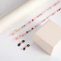 Beaded Brillenkette mit Haken und Verbindungen für Brillen Perlen elegant opticsaccessoire