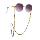Rimless Sonnenbrillen mit goldener Brillenkette, Halter für Brillenplatten