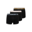 Drei Paare schwarze Calvin Klein Boxershorts aus Stretch-Baumwolle