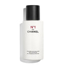 Weiße Chanel Reinigungsflasche mit schwarzem Deckel für Chanel N.1 de Chanel Foam