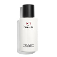 Weiße Chanel Reinigungsflasche mit schwarzem Deckel für Chanel N.1 de Chanel Foam
