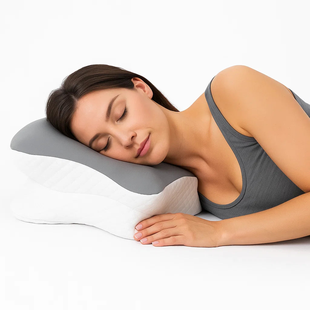 Comfyllow Kopfkissen - Nackenstützkissen fördert eine ergonomisch korrekte Haltung