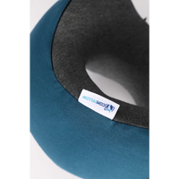 Blaues Nackenstützkissen von Comfyllow 360°-Nackenstütze komfortabel entspannen