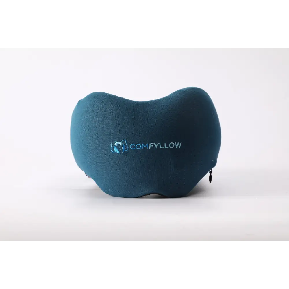 Blaue konturierte Nackenstütze Pillow in Comfyllow 360°-Nackenstütze Blau