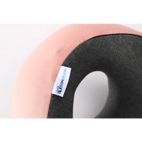 Pink und graues Nackenstützkissen von Comfyllow 360°-Nackenstütze Pink