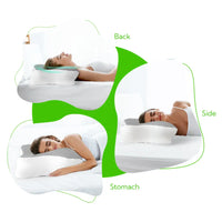 Ergonomisches Kissen für Rücken Seiten und Bauchschläfer Comfyllow Sleep Corrector
