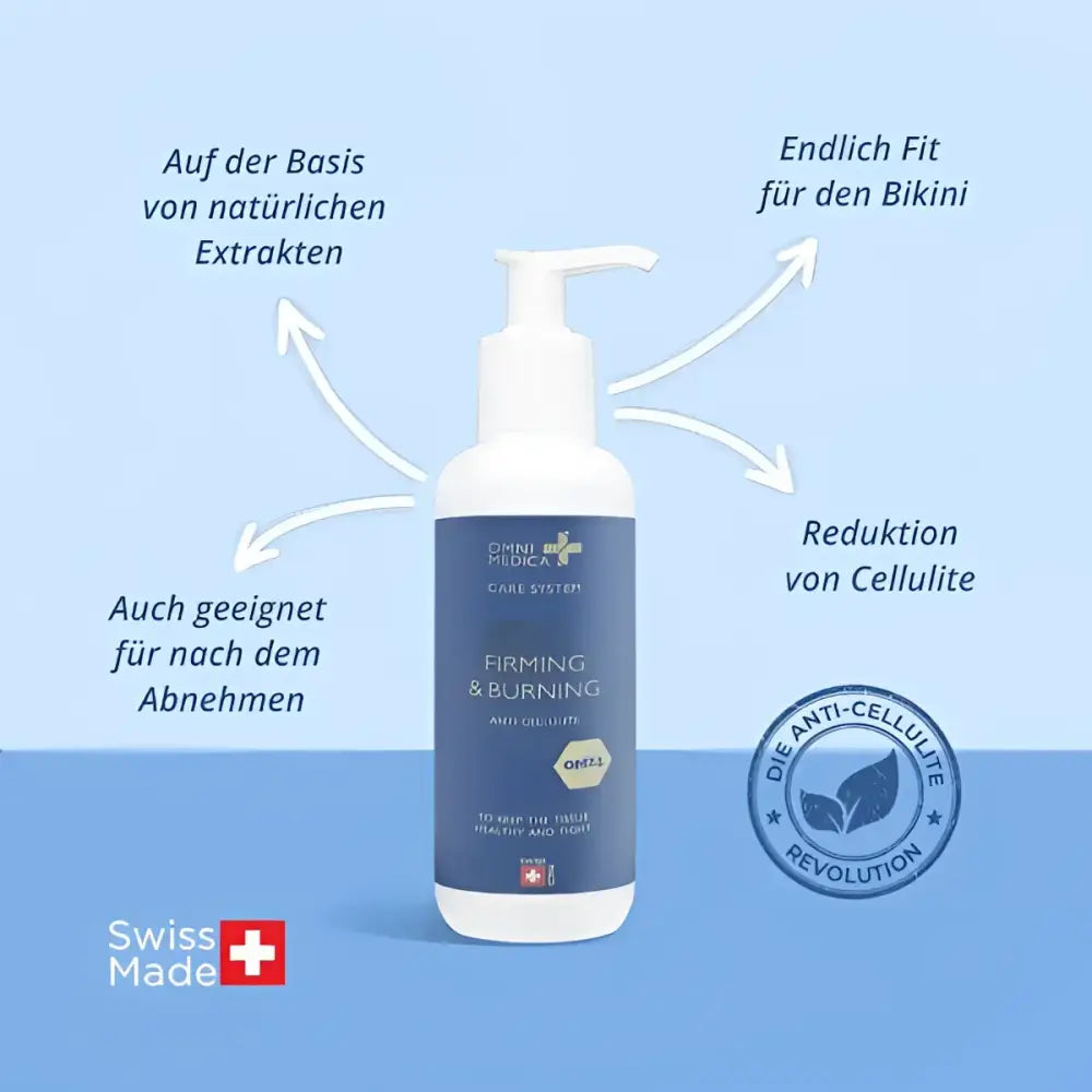 Cellulite Reduktionslotion in Firming & Burning Anti Cellulite Creme Verpackung