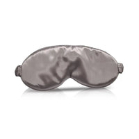 Graue Schlaf-Seidenmaske aus Satin für angenehmen Schlaf und Blickdichte