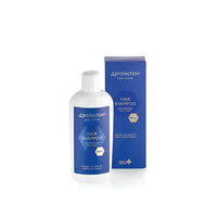 Hair Shampoo mit OM24® Flasche und Box auf weißem Hintergrund