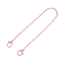 Rosa Plastik-Kettenmaskenhalter Halskette für Masken, modisches Accessoire