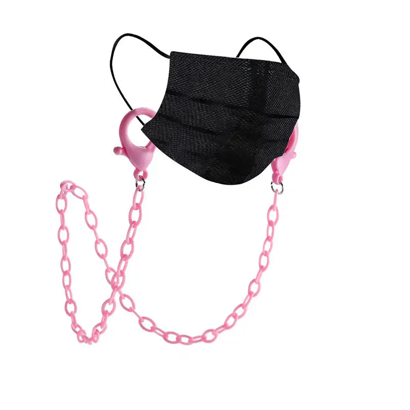 Halskette für Masken rosa