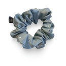 Hellblaues Seiden-Haarband mit Perlen und Rhinestones als elegante Haaraccessoire