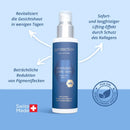 Blaue und silberne Hautpflegeflasche für Intensive Care Skin Produkt