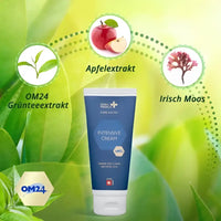 Blaue und weiße intensive Creme Tube für Hautpflege, Produkt namens Intensive Cream