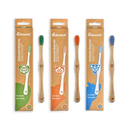 Ecofreundliche Holz-Zahnbürsten in Verpackung für Kinder Zahnbürste soft Liebwerk