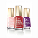 Drei Minifarbflaschen für Nagellack Mavala Mini Color Nagellack Produkt
