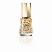 Gold Glitzer Nagellack Mini Color Mavala Nagellack für glänzende Nägel