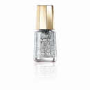 Silberglitter Nagellack mit Goldkappe von Mini Color Mavala Nagellack