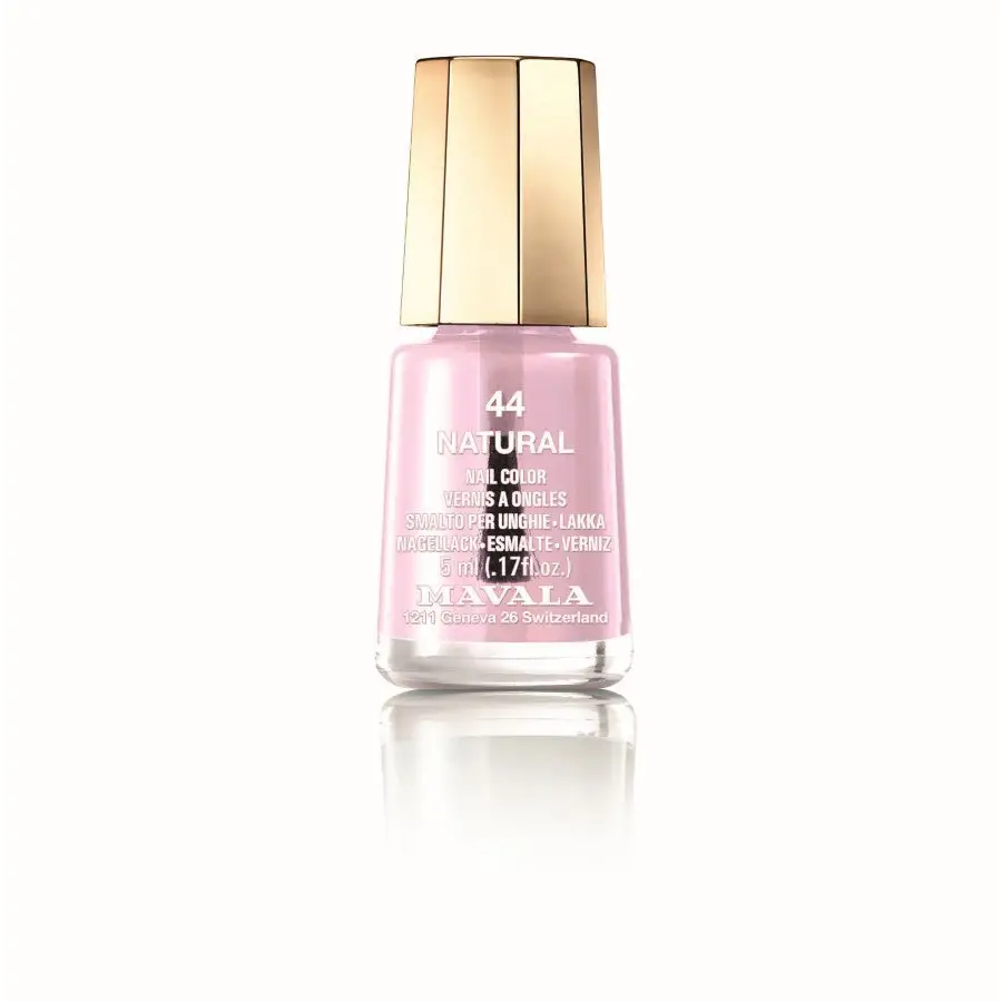 Hellrosa Nagellack mit goldener Kappe von Mini Color Mavala Nagellack