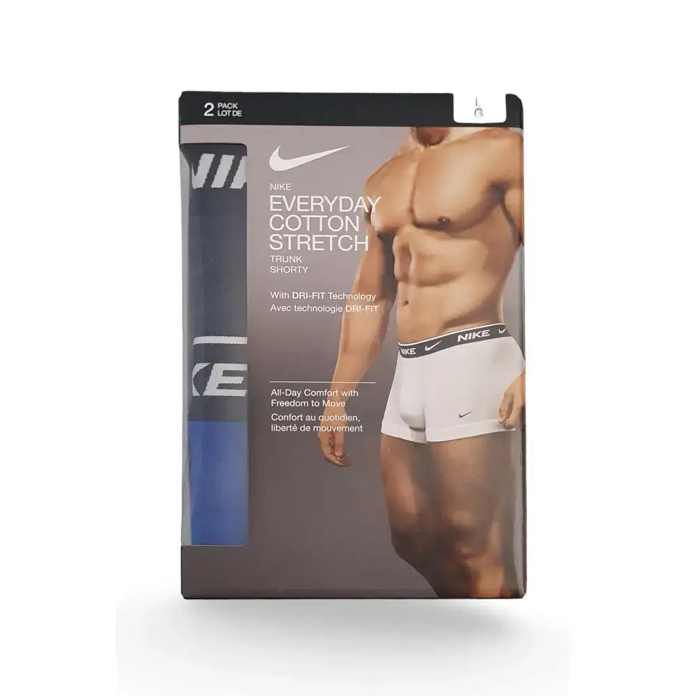 Nike Herren Unterwäsche Two-Pack, bequeme Baumwoll-Trunks für den Alltag