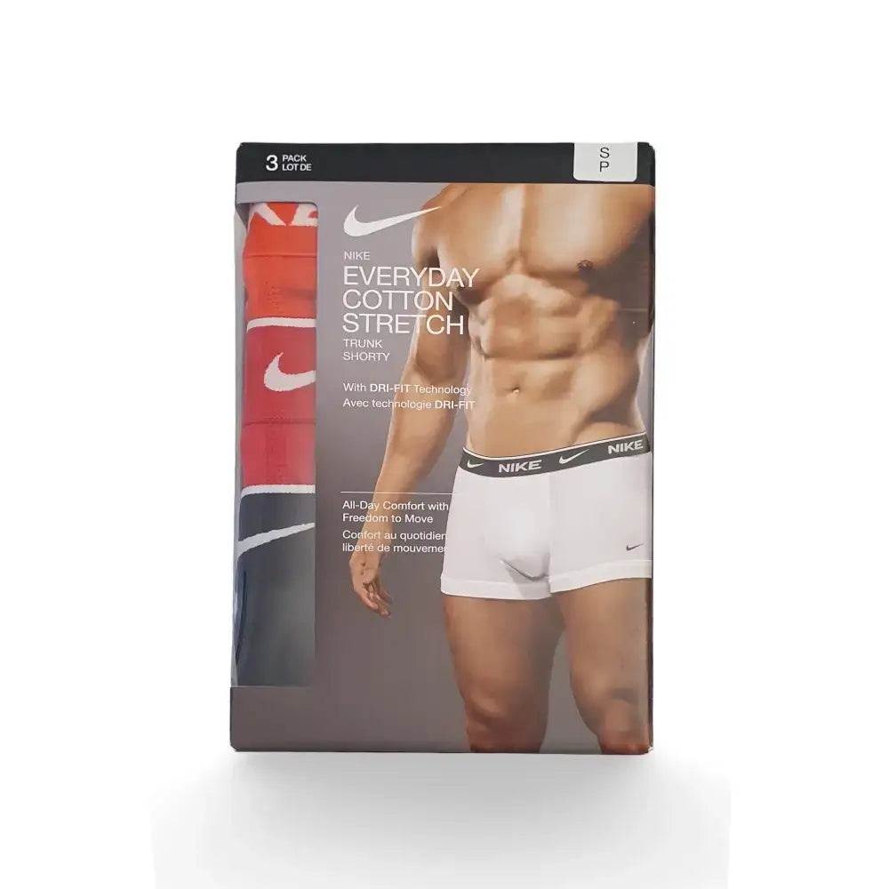 Nike Herren Unterwäsche Verpackung für Nike Trunks 3er-Pack, bequem und stilvoll