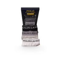 Boxed Set Herrenunterwäsche Polo Ralph Lauren TRUNK 3 Pack in Schwarz Weiß Grau