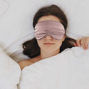 Rosa Schlaf-Seidenmaske aus luxuriöser Seide für optimalen Schlafkomfort