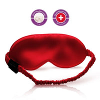 Rote Schlaf-Seidenmaske aus Seide für angenehmen Schlaf und Komfort
