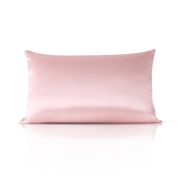 Seidenkissenbezug Pink aus Satin für eleganten Schlafkomfort