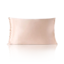 Seidenkissenbezug Rose Gold mit Reflexion auf Satin-Oberfläche