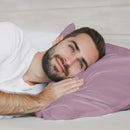 Mauve Satinkissenbezug Seidenkissenbezug Rose Pink moderne luxuriöse Bettwäsche