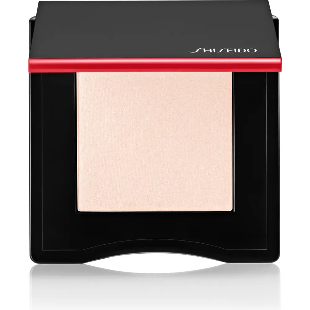 Schwarzer und roter Kompaktpuderfall für Shiseido InnerGlow CheekPowder # 01 Inner Light
