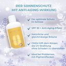 Sonnencreme Flasche mit Anti-Aging Eigenschaften für den Sonnenschutz SPF 30