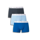 Drei Paar Tommy Hilfiger Boxershorts blau im 3er-Pack für Damen und Herren