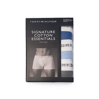 Tommy Hilfiger Männer Unterwäsche Geschenkeset mit blauen Boxer Shorts im 3er-Pack