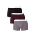 Drei Paar Tommy Hilfiger Boxershorts Signature Cotton Essentials in verschiedenen Farben